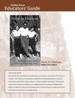 Here In Harlem - Holiday House Books