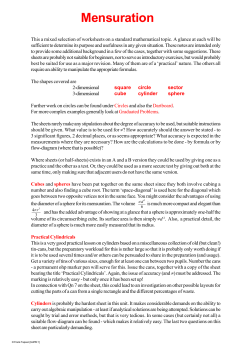 Mensuration - Cleave Books