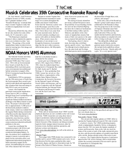 NOAA honors VIMS alumnus - Virginia Institute of Marine Science