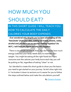 how much you should eat?