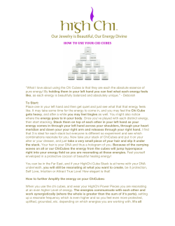 how to use your chi cubes