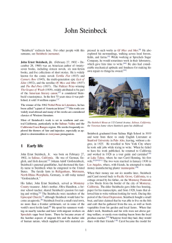 John Steinbeck