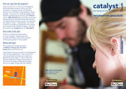 INFORMATION BROCHURE