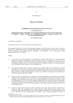 COMMISSION DELEGATED REGULATION (EU) 2017/ 180