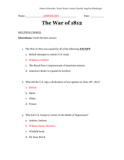 The War of 1812