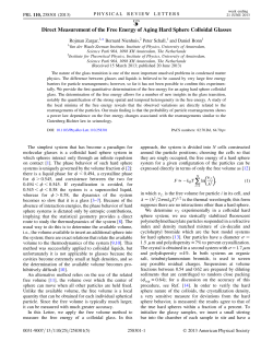 Direct Measurement of the Free Energy of Aging Hard Sphere