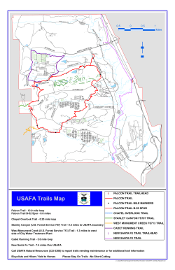 USAFA Trails Map