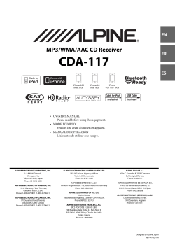 CDA-117 - Alpine