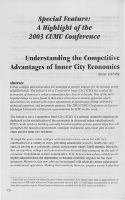 Special Feature: A Highlight of the 2003 Cl!Ml! Conference