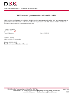 NKK Switches` parts numbers with suffix &ldquo;-RO&rdquo;