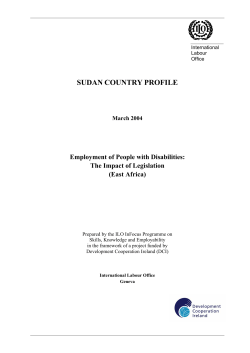 Sudan country profile   pdf