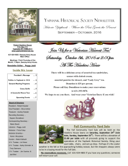 September 2016 - Yaphank Historical Society