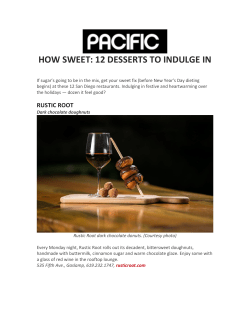 how sweet: 12 desserts to indulge in