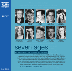 Seven Ages CD Booklet