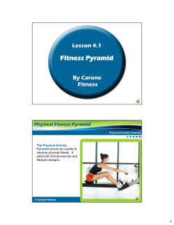 Physical Fitness Pyramid
