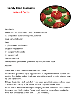 Candy Cane Blossoms makes 4 Dozen