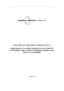 electricity industry guideline no. 13 greenhouse gas