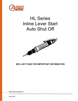HL Series Manual