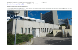 Spotting Uncle Sam`s Cabins - Vienna Spy Stations