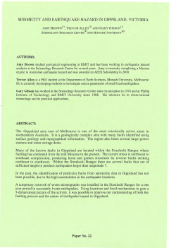 Papers 22 to 28 - Australian Earthquake Engineering Society