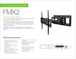 ARTICULATING DUAL STUD MOUNTS