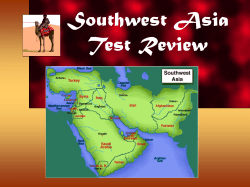 Southwest Asia Test Review