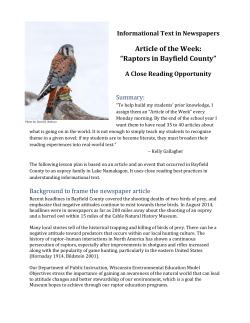 Article of the Week - Cable Natural History Museum