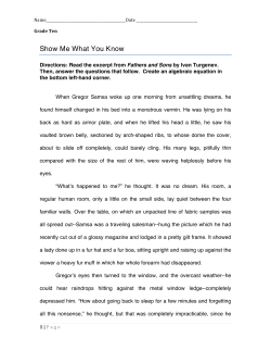 Sample Reading Assesments grade10