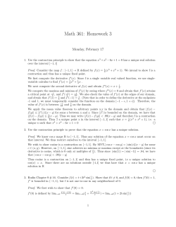 HW3 - Penn Math