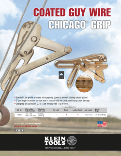 CHICAGO&reg; GRIP COATED GUY WIRE