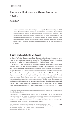 The crisis that was not there: Notes on A reply