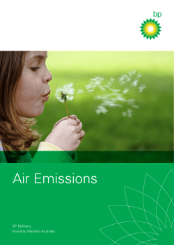 Air quality brochure