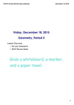 121815 Circles Review Day.notebook