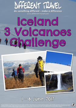 INFO PACK: Iceland 3 Volcanoes Challenge