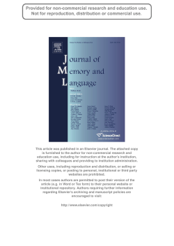 Author`s personal copy - Cognition and Brain Sciences Unit