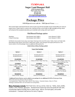 Package Price - Tempura Grill