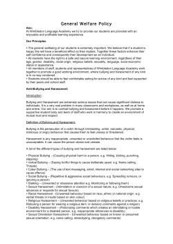 General Welfare Policy - Wimbledon Language Academy