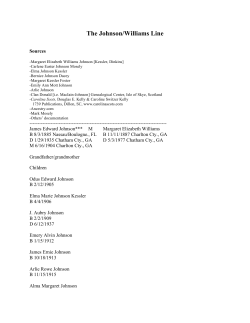 The Johnson/Williams Line - the Johnson Family Info Site!