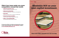 Ohio`s tax reform