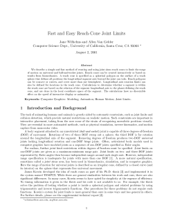 Fast and Easy Reach-Cone Joint Limits