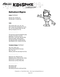 Multicultural Rhymes - Toronto Public Library