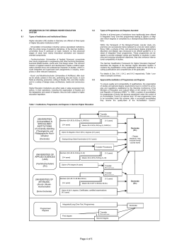 Diploma Supplement - Datenbank Studium