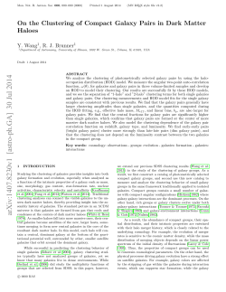 On the Clustering of Compact Galaxy Pairs in Dark Matter Haloes