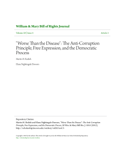 "Worse Than the Disease": The Anti