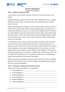 Student B Worksheet