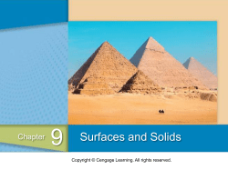 Unit 9.1 Prisms, Area, and Volume