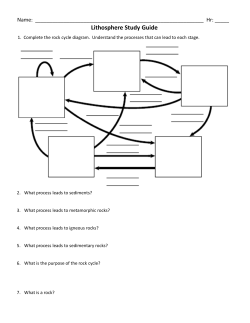 Lithosphere Study Guide