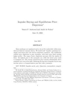 Impulse Buying and Equilibrium Price Dispersion