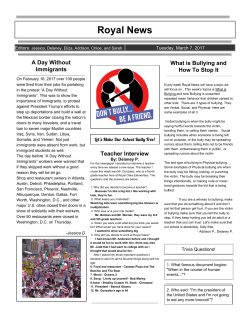 Royal News - Royal Oaks Elementary