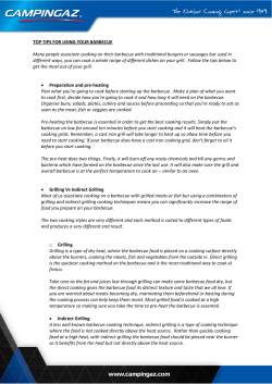 to our BBQ Top Tips guide